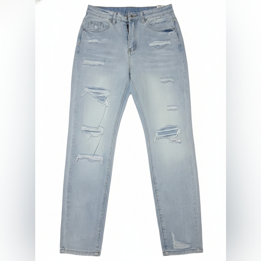4/20$ ➡️ SHEIN Light Blue Denim Jeans